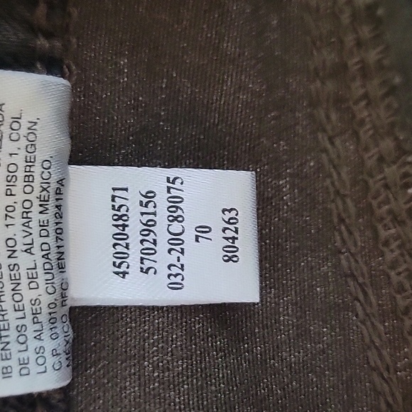 Chico's Brown Coated Animal Snakeskin Print Jeggings Size 8 - Picture 4 of 10